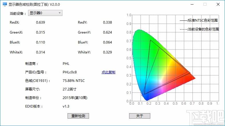 显示器色域检测下载,显示器色域检测软件