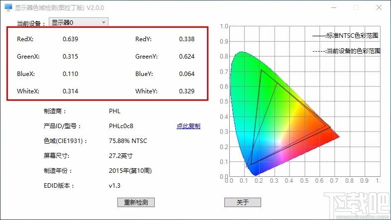 显示器色域检测下载,显示器色域检测软件